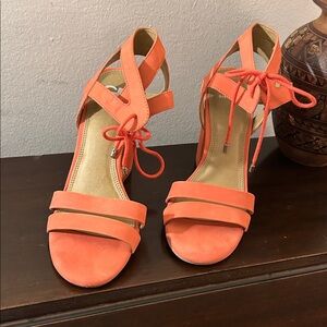 Gianni Bini Vibrant Orange Sandals